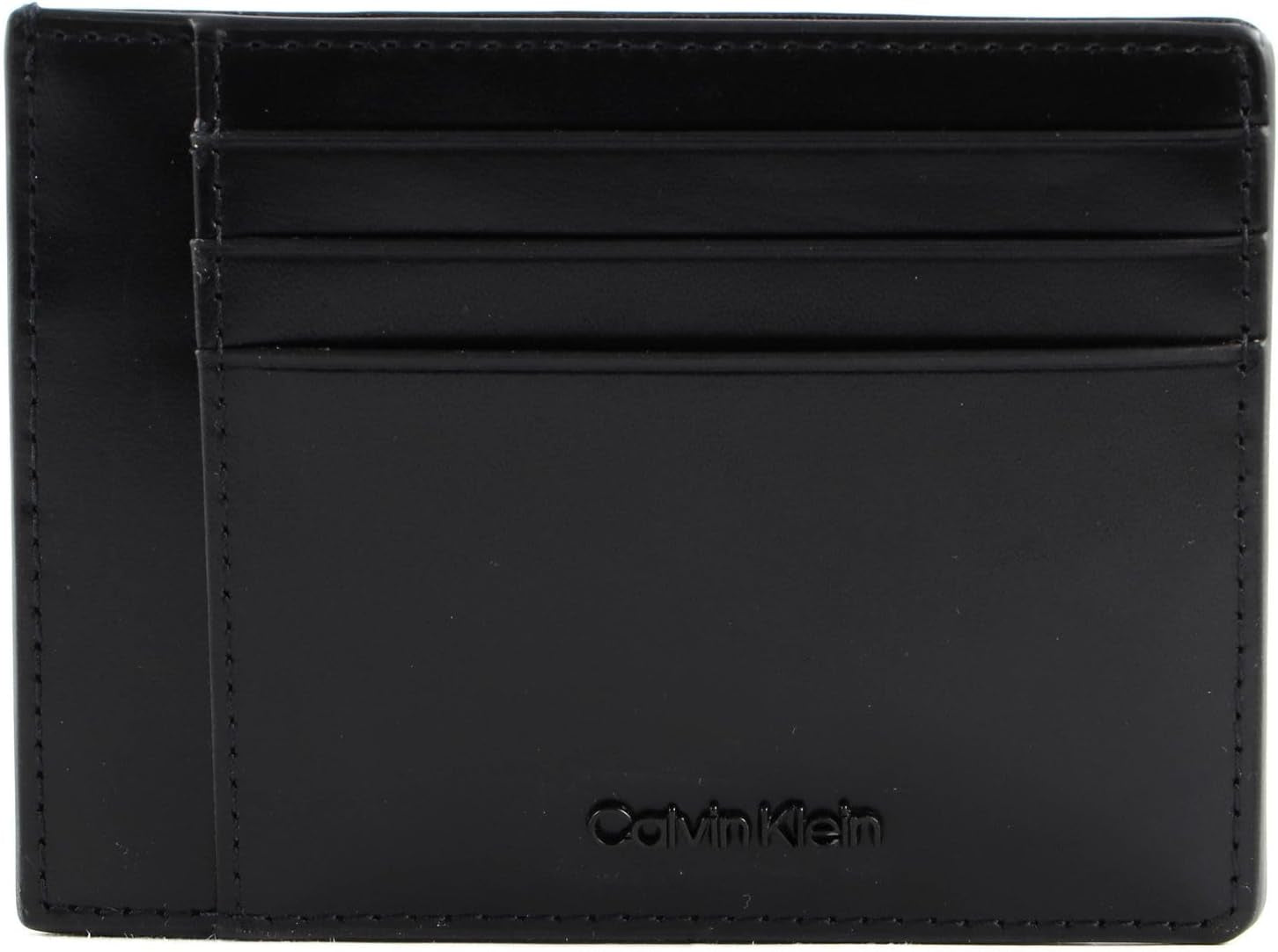 Calvin Klein CK MEDIAN ID CARDHOLDER Cartera para hombre, negro (Ck Black), OS Cartera hombre Naty Shop