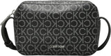 Calvin Klein Bolso De Hombro Mujer Ck Must Camera Bag Mono Klein, Negro (Black Mono), Natural Bolsos Mujer Naty Shop Default Title