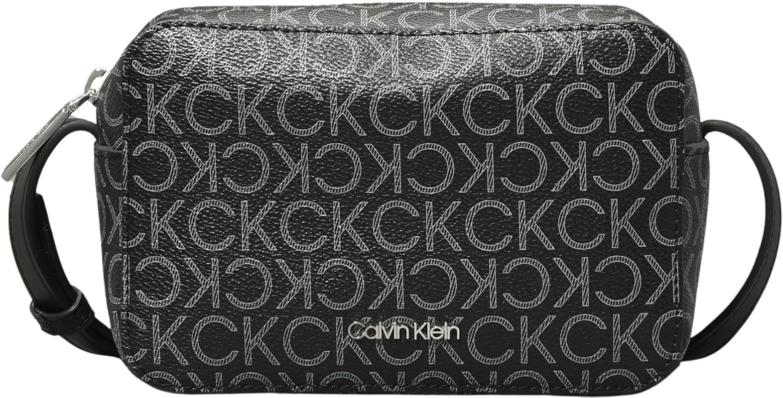 Calvin Klein Bolso De Hombro Mujer Ck Must Camera Bag Mono Klein, Negro (Black Mono), Natural Bolsos Mujer Naty Shop Default Title