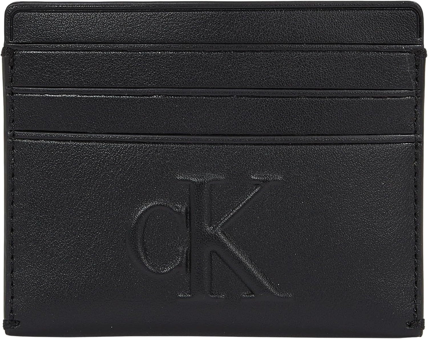 Calvin Klein Ladies Sculpted Cardcase 6cc Cardholder Cartera de mujer Naty Shop Na Black Os