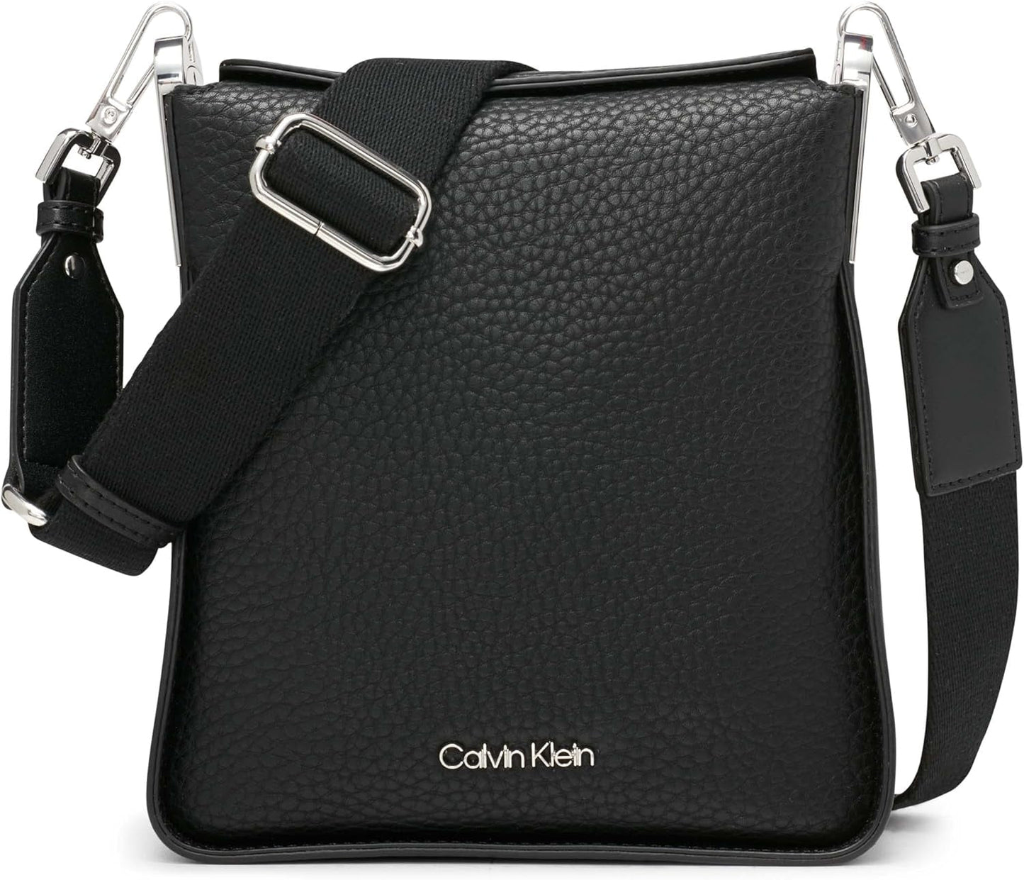 Calvin Klein, el bolso de hombro Klein Fay North/South Naty Shop Bolsos Mujer Colores negro / plata