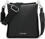 Calvin Klein, el bolso de hombro Klein Fay North/South Naty Shop Bolsos Mujer Colores negro / plata