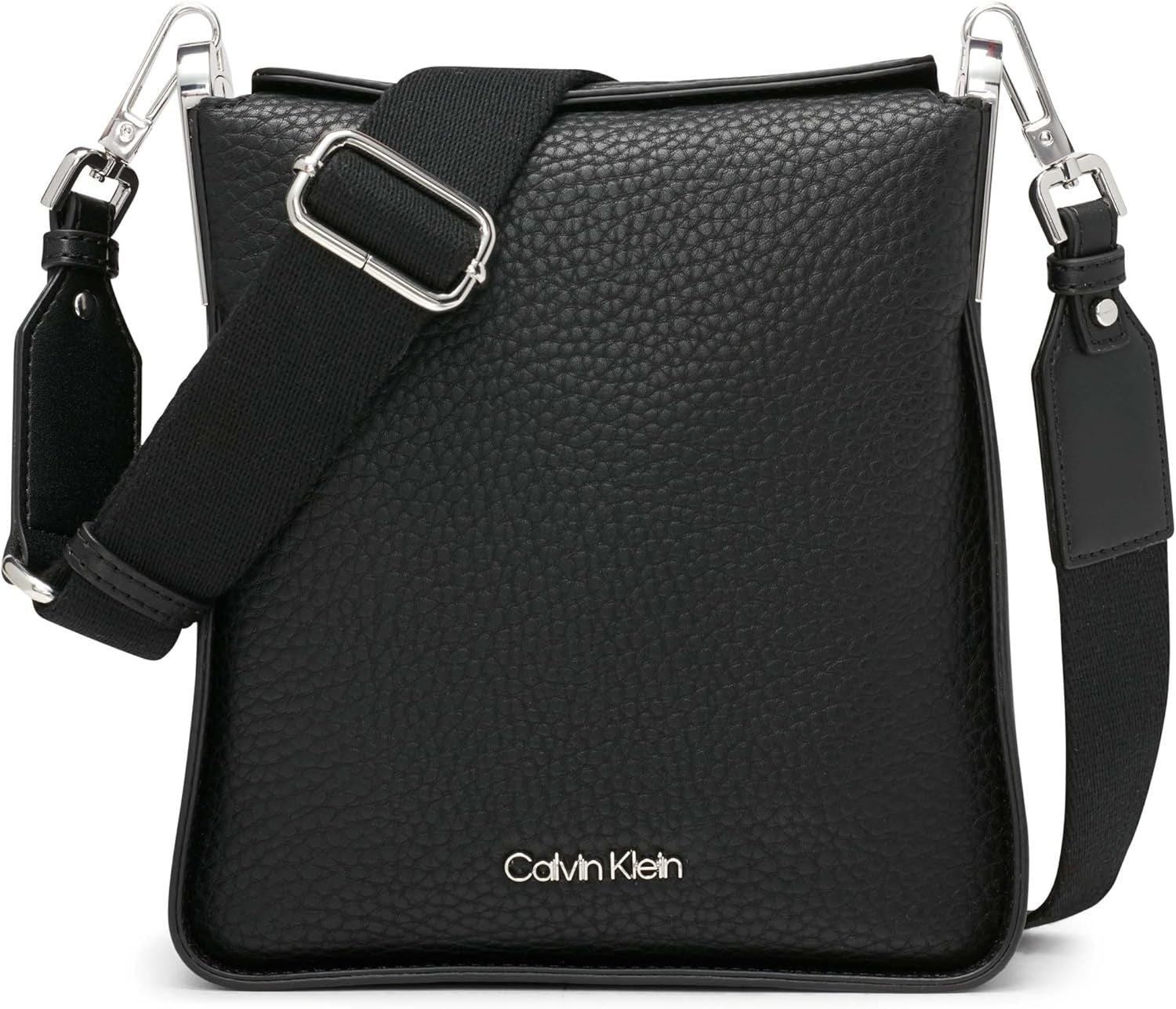 Calvin Klein, el bolso de hombro Klein Fay North/South Naty Shop Bolsos Mujer Colores negro / plata