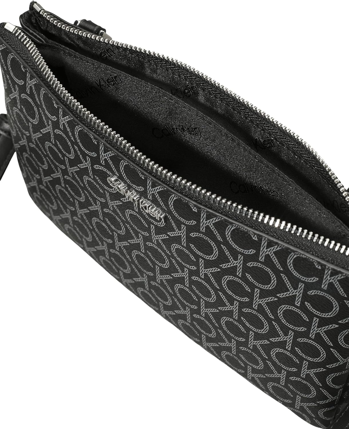 Calvin Klein Bolso De Hombro Mujer Ck Must Klein, Negro (Black Mono), Natural Size Bolsos Mujer Naty Shop