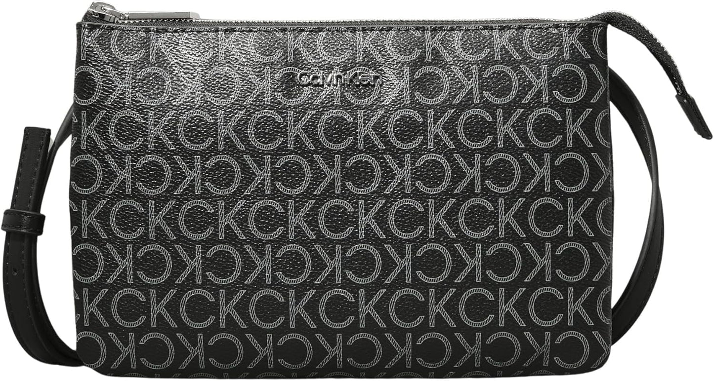 Calvin Klein Bolso De Hombro Ck Must Klein Para Mujer, Negro (Black Mono), Bolsos De Tamaño Natural Mujer Naty Shop Default Title