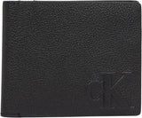 Calvin Klein K50k512594 Hombre Cartera Hombre Naty Shop Negro (Negro) Hueso