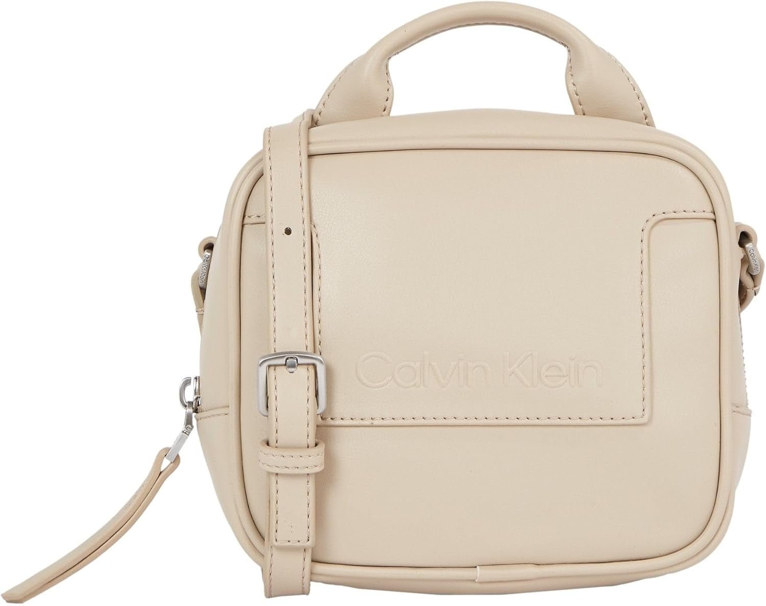 Calvin Klein Ladies Ck Set Camera Bag K60k611073 Crossovers Mujer Bolsos Naty Shop Gris (Doeskin)