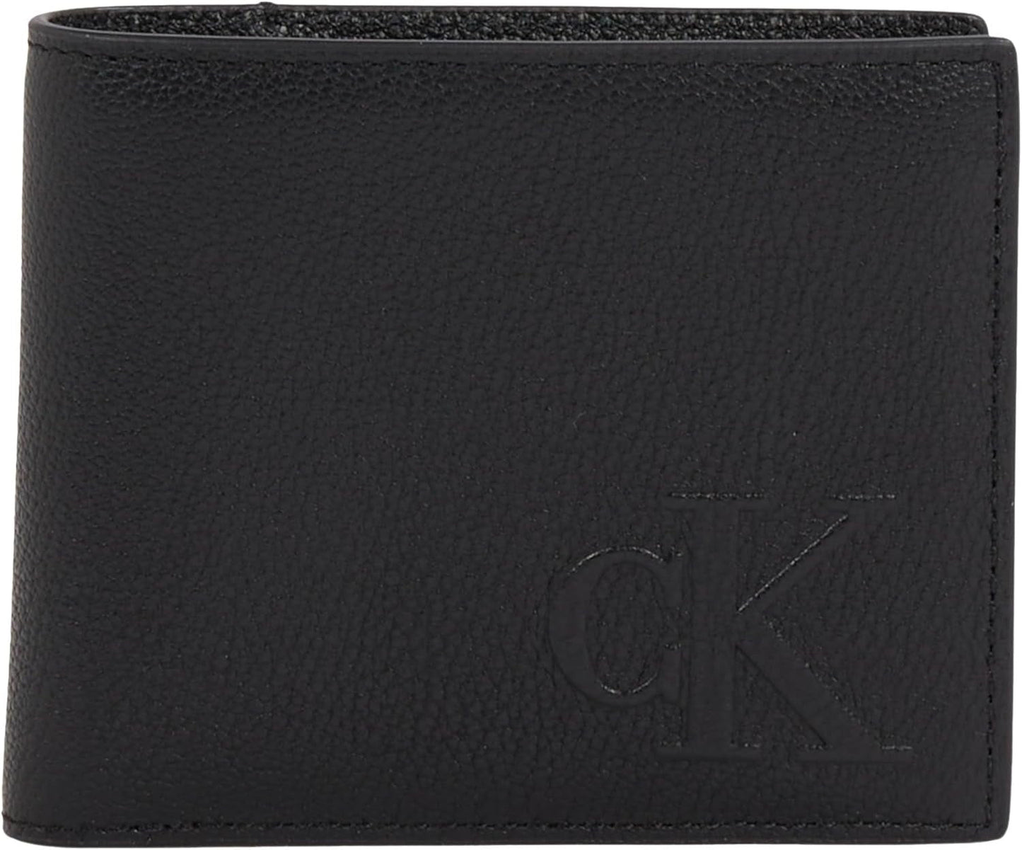 Calvin Klein Hombre Sculpted Impression Billfod Cc Lv04g1022g Accesorios de viaje Cartera plegable Cartera para hombre Naty Shop Negro (Na Black) Os
