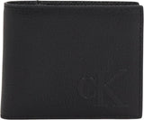 Calvin Klein Hombre Sculpted Impression Billfod Cc Lv04g1022g Accesorios de viaje Cartera plegable Cartera para hombre Naty Shop Negro (Na Black) Os