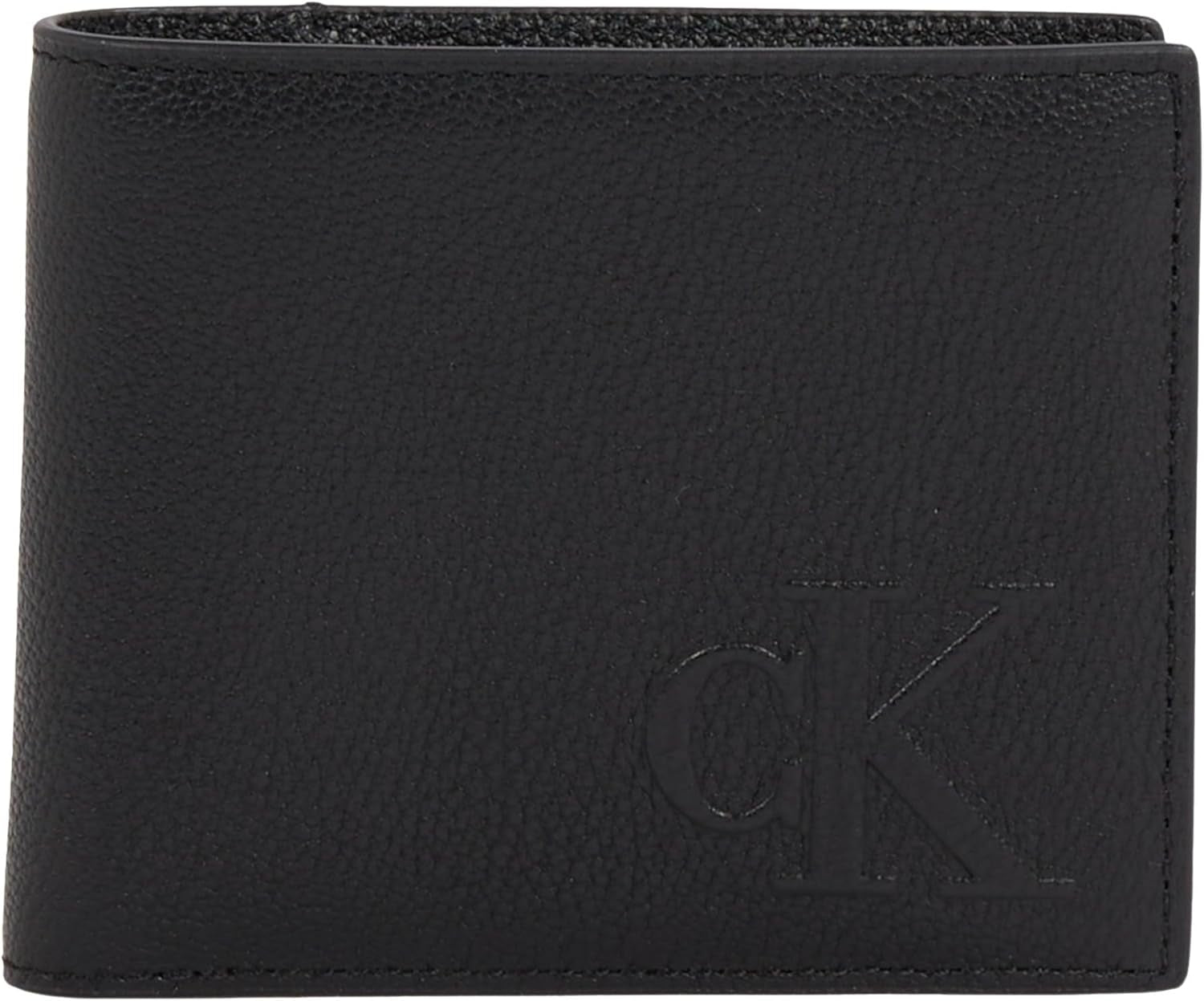 Calvin Klein Hombre Sculpted Impression Billfod Cc Lv04g1022g Accesorios de viaje Cartera plegable Cartera para hombre Naty Shop Negro (Na Black) Os