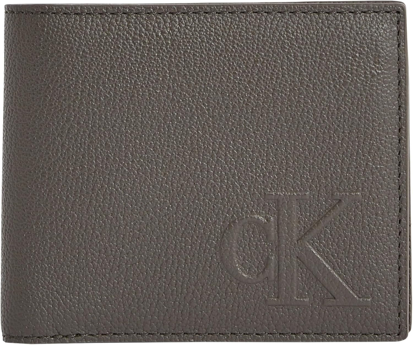 Calvin Klein Sculpted Impression Billfod Cc Lv04g1022g Accesorios de viaje Cartera plegable Cartera para hombre Naty Shop Gris (Beluga) Os