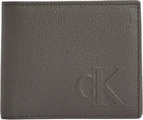 Calvin Klein Sculpted Impression Billfod Cc Lv04g1022g Accesorios de viaje Cartera plegable Cartera para hombre Naty Shop Gris (Beluga) Os