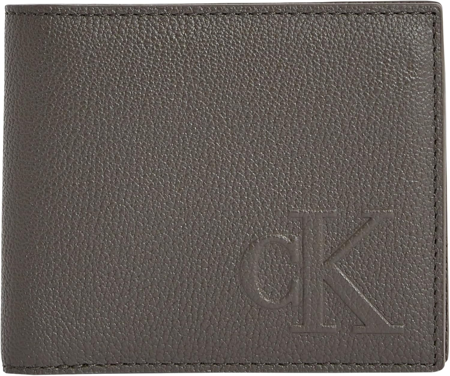 Calvin Klein Sculpted Impression Billfod Cc Lv04g1022g Accesorios de viaje Cartera plegable Cartera para hombre Naty Shop Gris (Beluga) Os