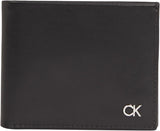 Calvin Klein METAL CK BIFOLD 6CC W/BILL Cartera para hombre, negro (Ck Black), OS Cartera para hombre Naty Shop Título predeterminado