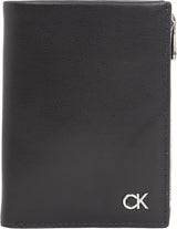 Calvin Klein METAL CK TRIFOLD 6CC W/DETACH C Cartera para hombre, negro (Ck Black), OS Cartera para hombre Naty Shop Título predeterminado
