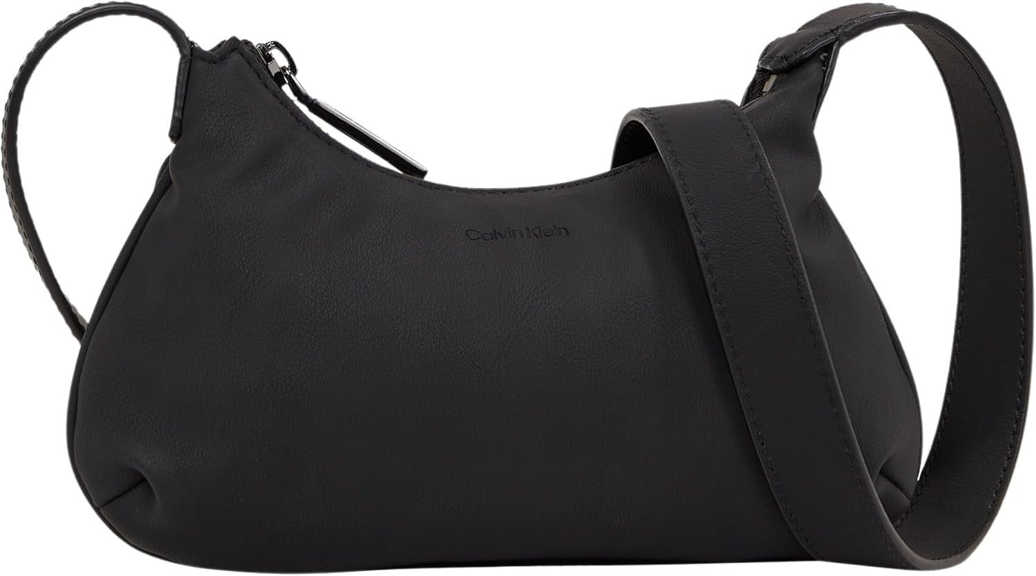 Calvin Klein Bolso De Hombro Crossbody Klein Con Cremallera, Negro (Ck Black), Bolsos De Tamaño Natural Mujer Naty Shop Default Title