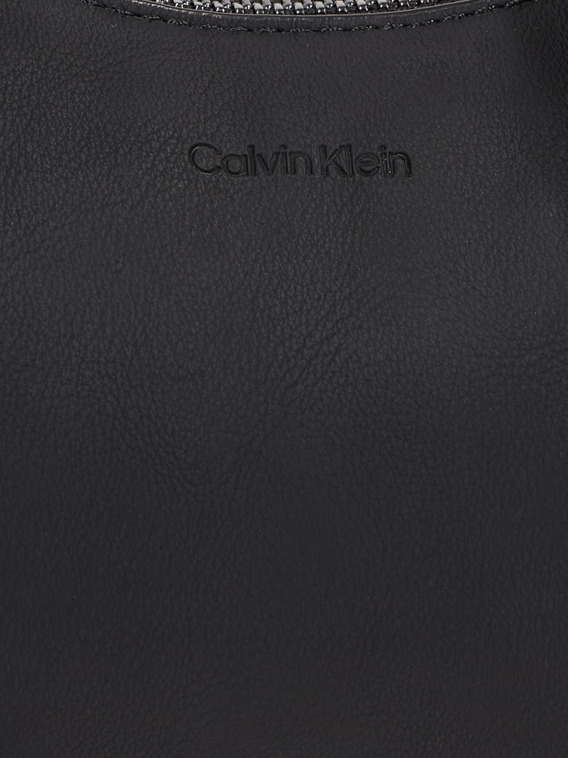 Calvin Klein Crossbody Klein Bolso De Hombro Con Cremallera, Negro (Ck Black), Tamaño Natural Bolsos Mujer Naty Shop