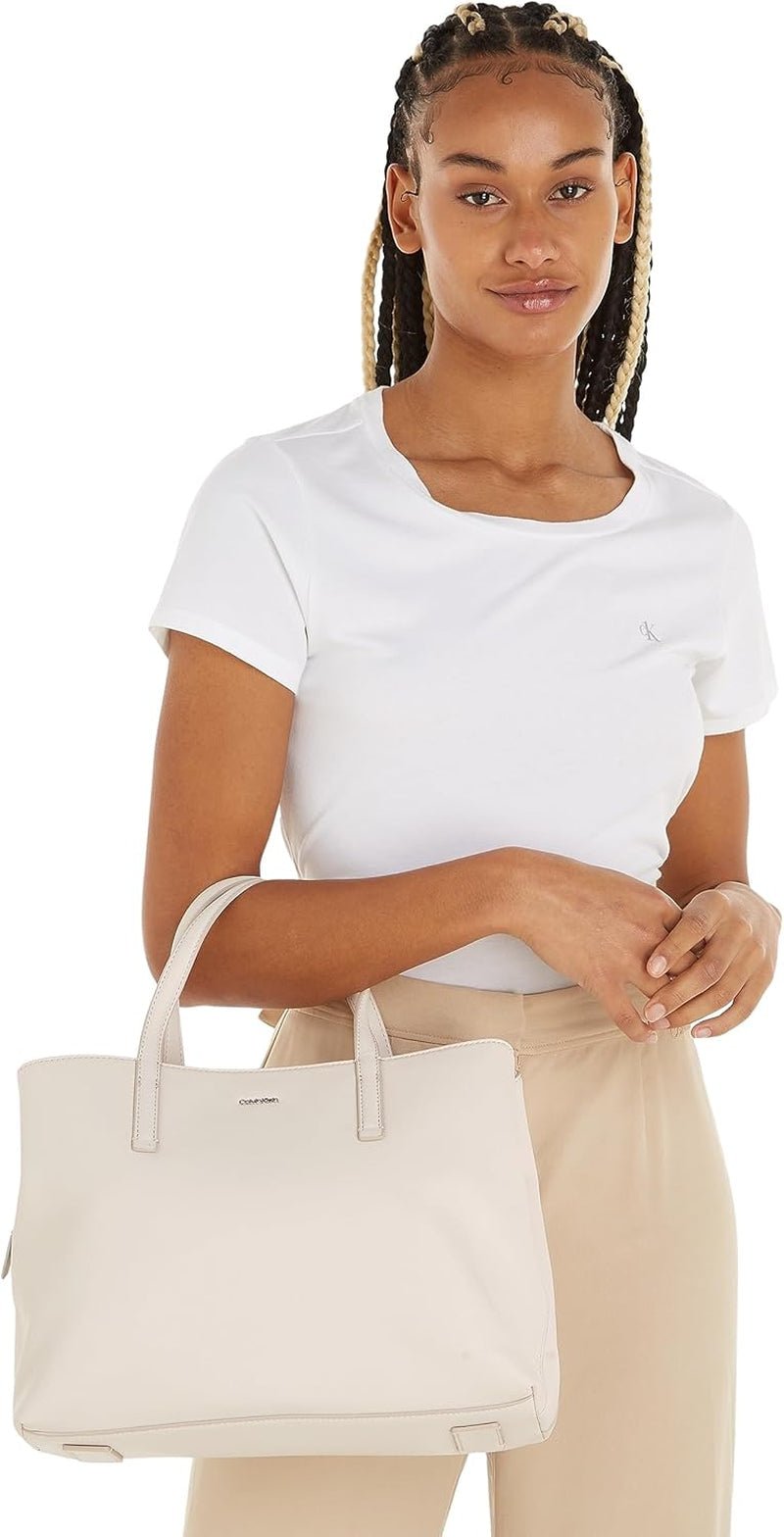 Tote Calvin Klein, gris, TALLA ÚNICA Bolsos Mujer Naty Shop