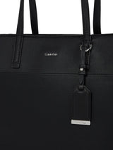 Calvin Klein Shopper Must Medium con cremallera Mujer, Negro (Ck Black), Talla única Bolsos Mujer Naty Shop