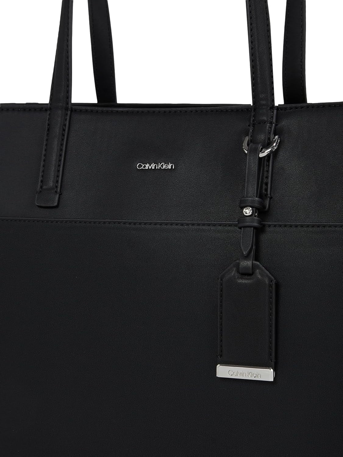 Calvin Klein Shopper Must Medium con cremallera Mujer, Negro (Ck Black), Talla única Bolsos Mujer Naty Shop