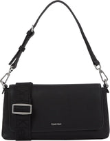Calvin Klein Bolso De Hombro Mujer Must Convertible Correa Desmontable, Negro (Ck Black), Talla Única Bolsos Mujer Naty Shop Default title