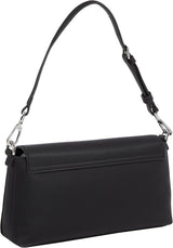 Calvin Klein Bolso de hombro Must convertible con correa desmontable, Negro (Ck Black), Talla única Genti Femei Naty Shop