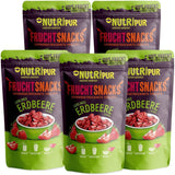 Fresas Liofilizadas 300g: Fresas Secas en Rodajas Sin Azúcar - Fresas Liofilizadas con Pura Fruta, Llenas de Sabor: Bayas Liofilizadas - NUTRIPUR Frutos Secos Naty Shop Productos Deshidratados 70G (Pack de 5) Fresas