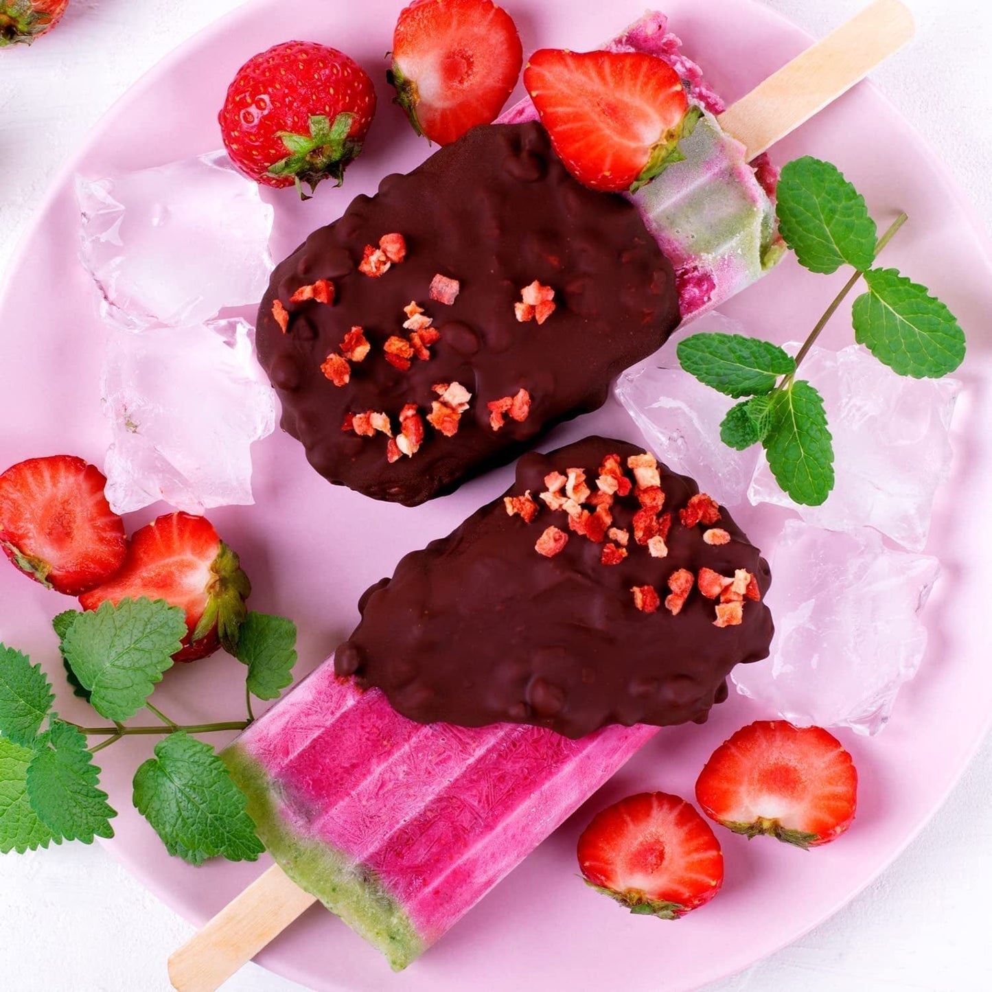Fresas liofilizadas trozos 100g - Fresas liofilizadas Productos deshidratados Naty Shop