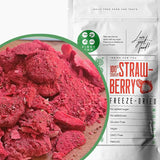 Fresas liofilizadas | Frutas liofilizadas Liofilizadas | Frutos secos sin azúcar Frutos secos | Fresas secas Liofilizadas | Frutas liofilizadas (90g) Productos deshidratados Naty Shop Fresas troceadas 300G