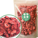 Fresas liofilizadas | Frutas liofilizadas Liofilizadas | Frutos secos sin azúcar Frutos secos | Fresas secas Liofilizadas | Frutas liofilizadas (90g) Productos deshidratados Naty Shop 350G