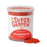 Fresas liofilizadas Super Garden | Deliciosa y 100% pura fruta liofilizada | Fresas secas enteras para refrigerios saludables o para hornear | Fresas liofilizadas 19g Productos deshidratados Naty Shop Fresa en polvo