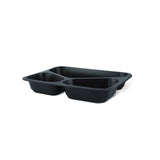 Cazuela Termo 3 compartimentos y Tapa Transparente, Set de 10 piezas Catering Nati Shop