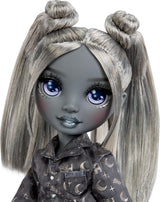 Rainbow High Shadow High Girl's Night - Luna Madison - 28 cm Modepuppe in Grautönen, Graues Haar & Outfit mit Accessoires und Kamm - Für Sammler und Kinder ab 6 Jahren