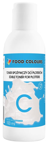 Set de colorantes alimentarios con tintas comestibles para plotters 6 x 100 ml | Cian claro | Cian | magenta claro | | Magenta | Amarillo | Negro | Impresión comestible, impresión de papel de oblea, cobertura decorativa para pasteles