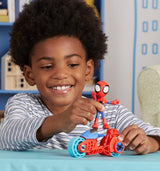 SPIDEY y SUS AMAZING FRIENDS Figura de Moto Spidey de Marvel, Juguete para niños y niñas de 3 años en adelante Figuras de acción Naty Shop
