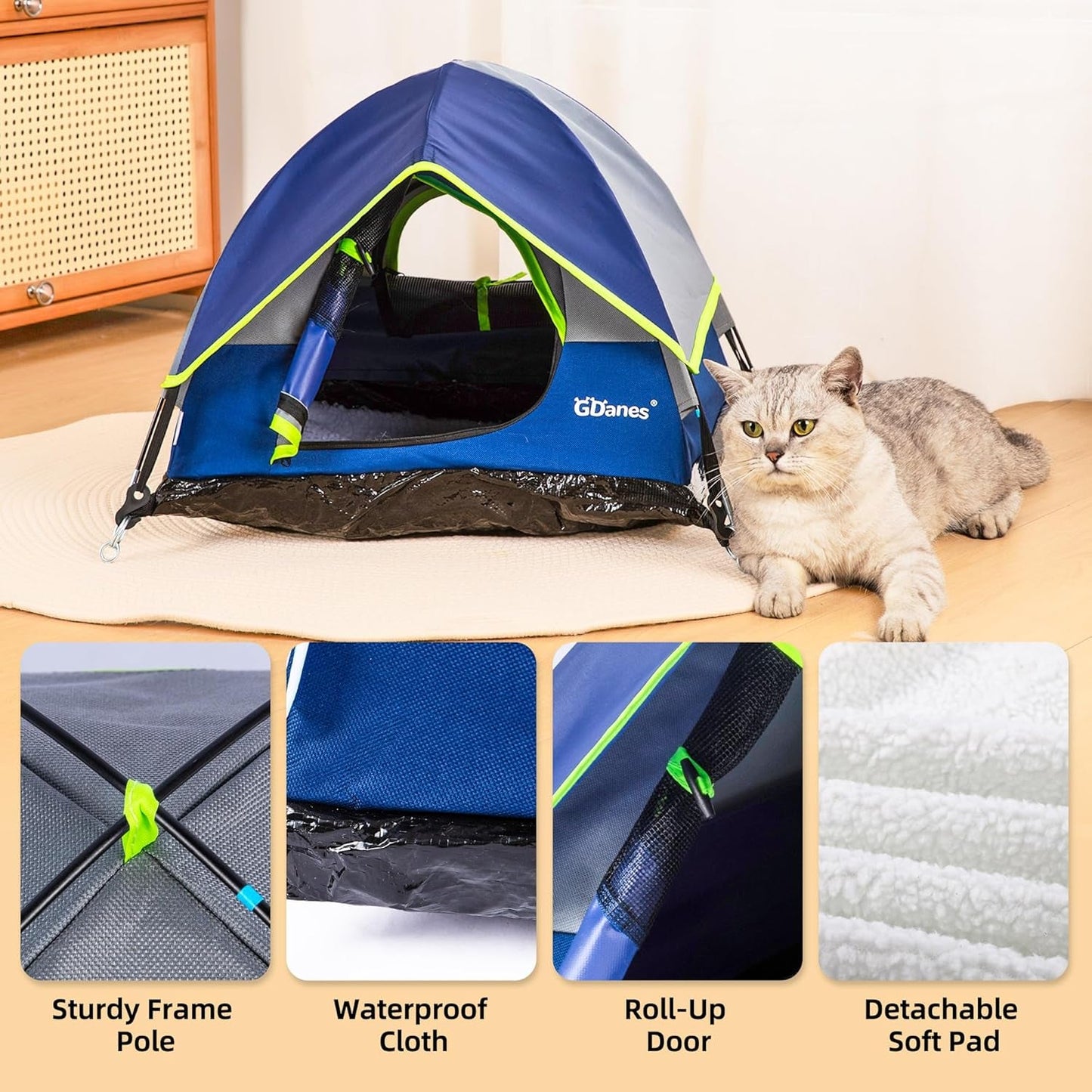 Mantas y Muebles, Mascotas, Cuevas y Casas, Gatos, Camas para Gatos, Camas para Gatos, Colchones