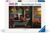 Ravensburger Puzzle 12000782 - Vaca en la bañera - Puzzle de 1000 piezas para adultos y niños a partir de 14 años, Puzzle Naty Shop Título predeterminado