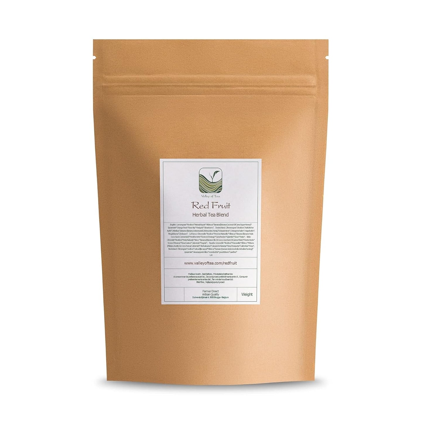 Mezcla de infusiones de frutas y hierbas orgánicas - Infusión de hierbas 100% natural con el intenso sabor de las frutas rojas - Té de frutas Té de frutas orgánicas Té de frutas a granel Té de frutas a granel Té de frutas de invierno