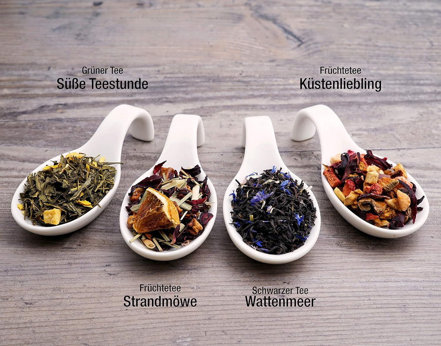 Té de frutas en bolsitas piramidales Naranjas y fresas - Strandmöwe 15 bolsitas de té Mehr Meer Sylter Teekontor
