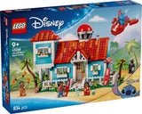 LEGO Ç€ Casa de Playa Disney de "Lilo y Stitch" - Juguete para construir con 6 habitaciones, observatorio, nave espacial y 5 minifiguras - regalo de cumpleaños para niñas y niños mayores de 9 años y fans 43268 Besuche den LEGO-Store juegos de construcción