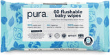 Toallitas desechables ecológicas para bebés para pieles sensibles del bebé 70 toallitas (1 paquete) 99% de agua 100% sin plástico para pieles sensibles Recién nacidos propensos al eccema Biodegradables Veganos