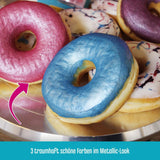 DECOCINO Polvo Colorante Pastel Metálico (3X2G) – Azul, Lila y Rosa – Colorante Alimentario en Polvo – Polvo con Purpurina Adecuado para Fondant como Decoración de Pasteles y Decoración de Pasteles!