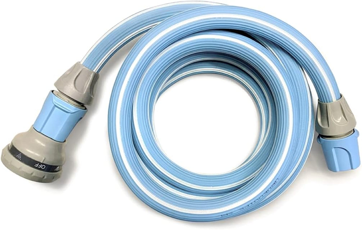 Magic Blue Hose Manguera de jardín extensible de 20 metros con bolsa y boquilla pulverizadora
