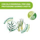 Toallitas Húmedas Protectoras Chicco NaturalZ, Pack de 20. Protección natural de verano con hierba de limón y eucalipto, protección de día y de noche.