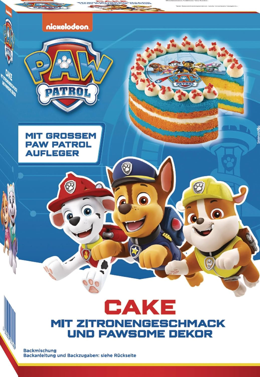 RUF X PAW Patrol Muffin Backmischung Mit Erdbeer-Geschmack, Para 12 Muffins Paw Patrol, Inkl.16 Oblaten-Auflegern Und Pawsome Muffin-Förmchen, 1 X 394G Naty Shop 307 G (1Er Pack) Kuchen