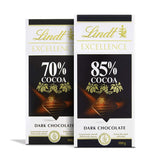 Chocolate Lindt | Barra EXCELENCIA 85% Cacao | 100g | Chocolate extra oscuro | Barra de chocolate vegana