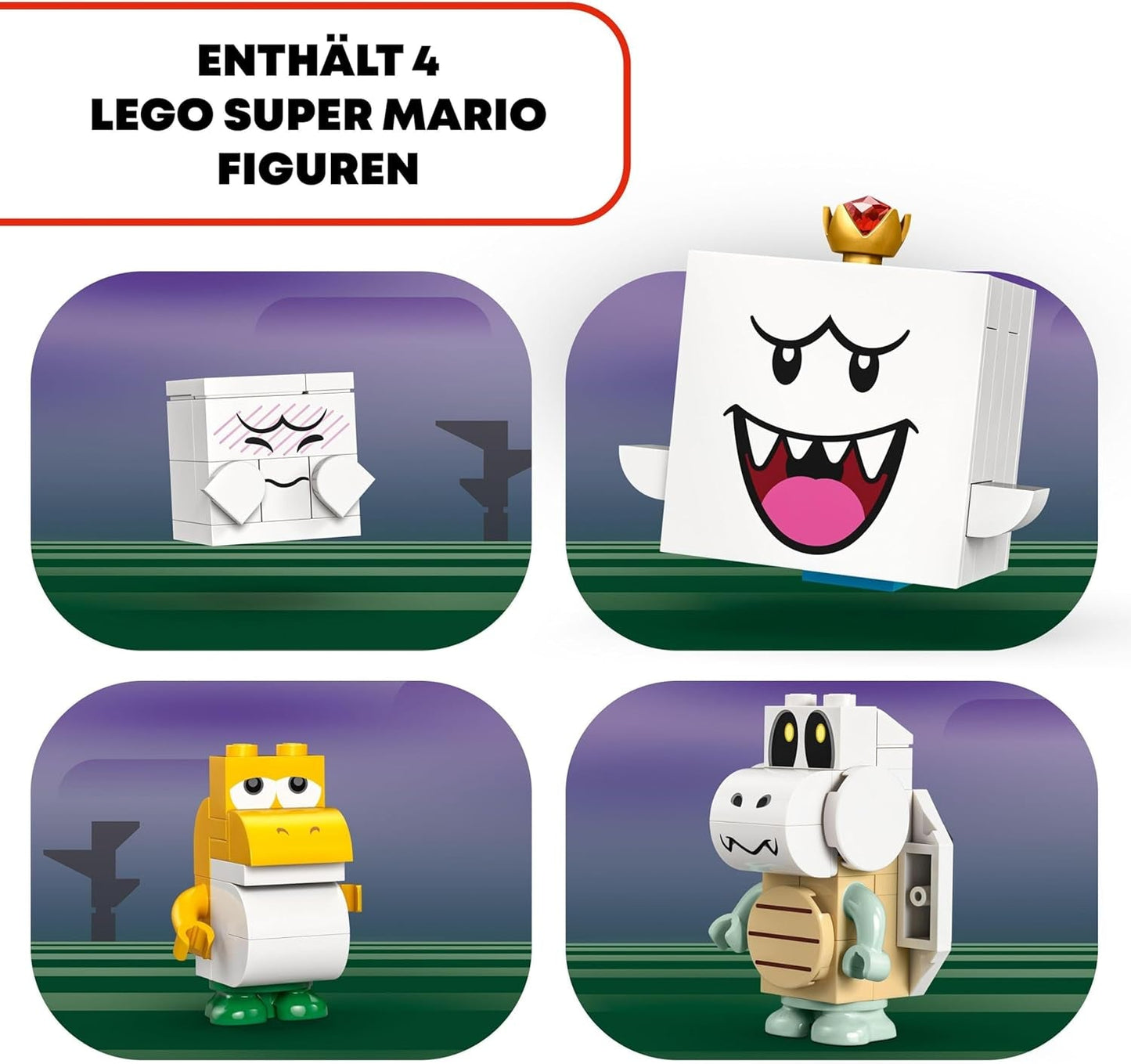 LEGO Super Mario Casa Encantada del Rey Buu Huu Casa Encantada para Niños Set coleccionable de Nintendo con Bebé Yoshi Regalo para niños, niñas y jugadores a partir de 8 años 71436 Juegos de construcción Besuche den LEGO-Store