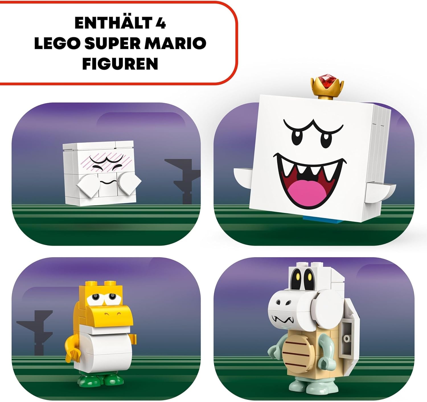 LEGO Super Mario Casa Encantada del Rey Buu Huu Casa Encantada para Niños Set coleccionable de Nintendo con Bebé Yoshi Regalo para niños, niñas y jugadores a partir de 8 años 71436 Juegos de construcción Besuche den LEGO-Store