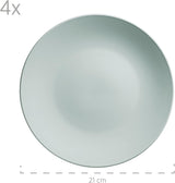 MÄSER Pastel Selection, Modernes Geschirr Set para 4 personas, 16-teiliges Kombiservice aus Keramik, Steinzeug, Türkis-Grün