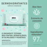 Suavinex 14 Pack de 60 Toallitas Húmedas para Bebé (840 Toallitas en Total), Hidratantes, Aptas para Pieles Atópicas, 95% Ingredientes Naturales